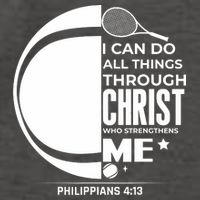 Christian Funny Tennis Player Gift Vector Backpack