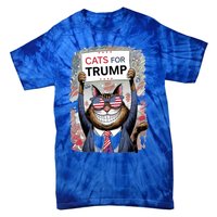 Cats For Trump 2024 Kittens And Ducks For Trump Vance 2024 Meaningful Gift Tie-Dye T-Shirt