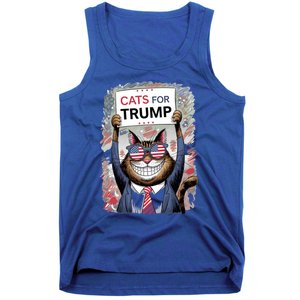 Cats For Trump 2024 Kittens And Ducks For Trump Vance 2024 Meaningful Gift Tank Top