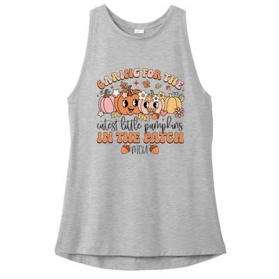 Caring For The Cutest Little Pumpkins In The Patch Nicu Fall Ladies PosiCharge Tri-Blend Wicking Tank