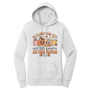 Caring For The Cutest Little Pumpkins In The Patch Nicu Fall Women's Pullover Hoodie