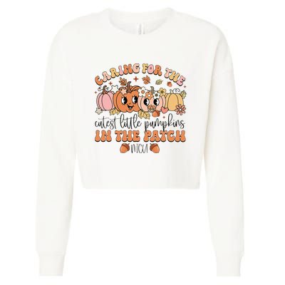 Caring For The Cutest Little Pumpkins In The Patch Nicu Fall Cropped Pullover Crew