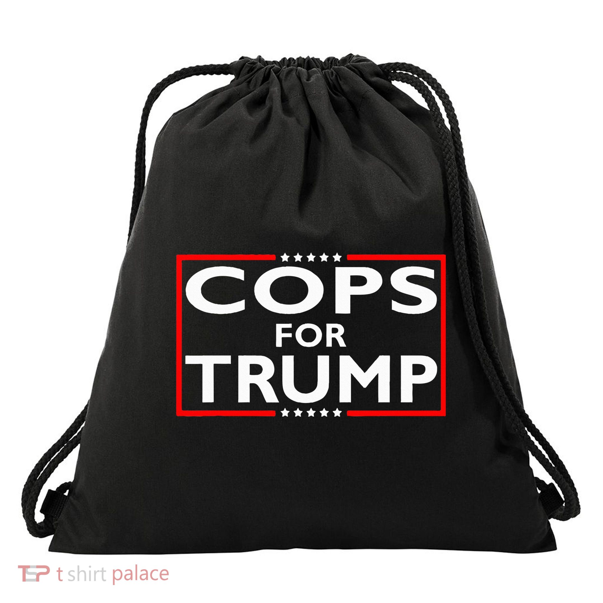 Cops For Trump President Election 2024 Drawstring Bag