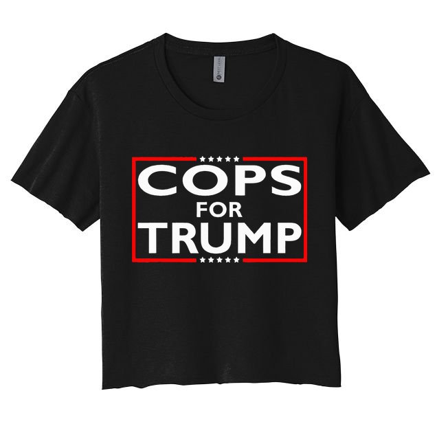 Cops For Trump President Election 2024 Crop Top
