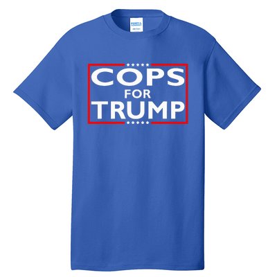 Cops For Trump President Election 2024 Tall T-Shirt