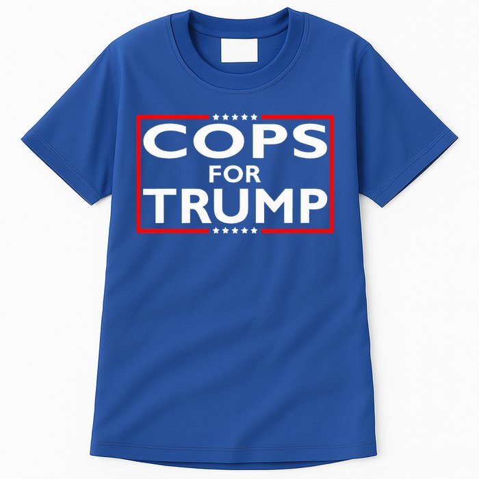 Cops For Trump President Election 2024 Tall T-Shirt