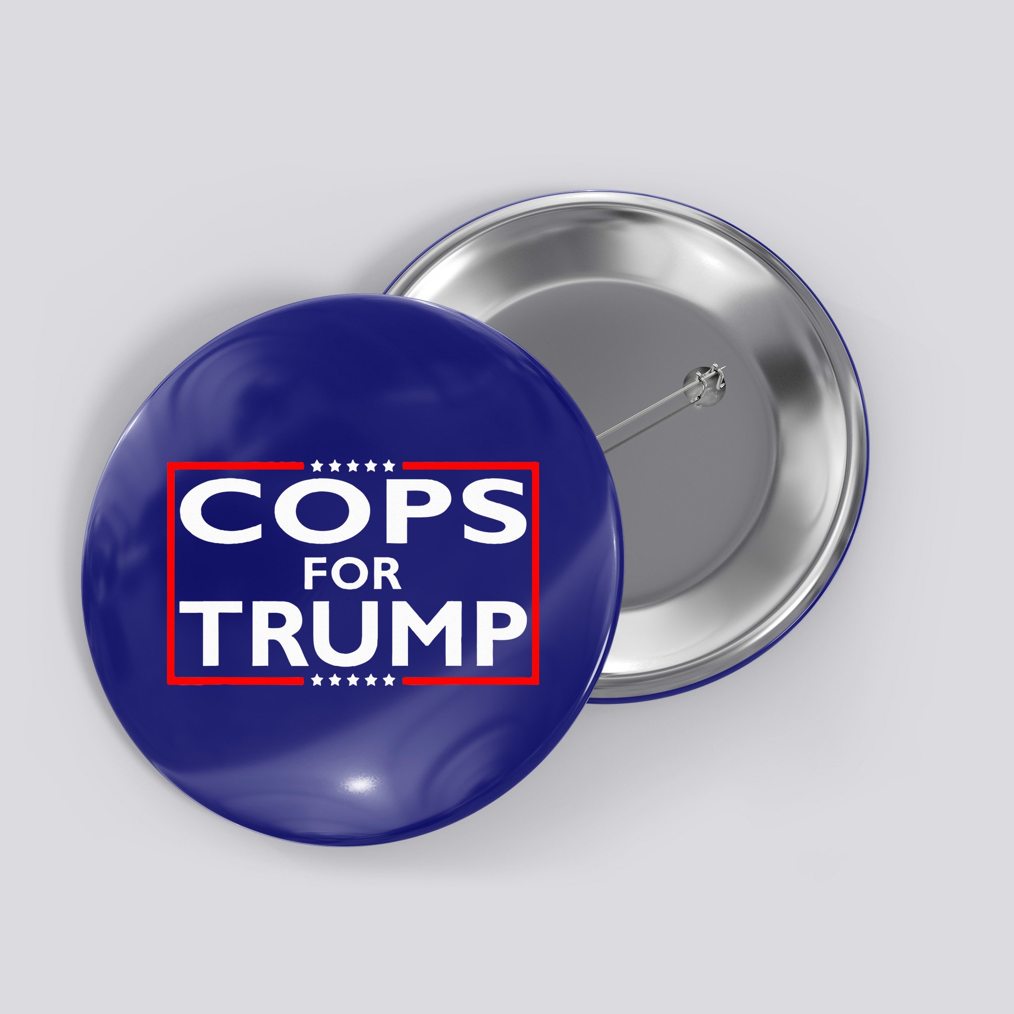 Cops For Trump President Election 2024 Button