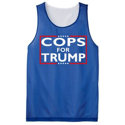 Cops For Trump President Election 2024 Mesh Reversible Basketball Jersey Tank