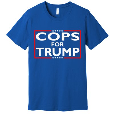 Cops For Trump President Election 2024 Premium T-Shirt