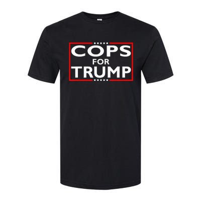 Cops For Trump President Election 2024 Softstyle® CVC T-Shirt