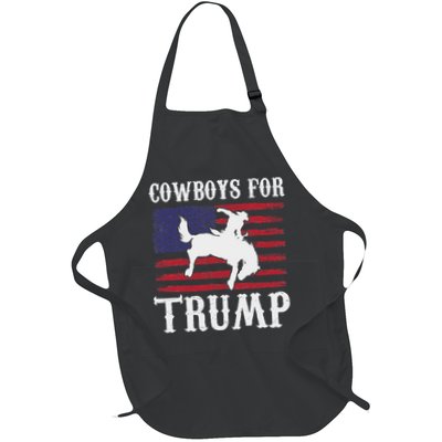 Cowboys For Trump: Western Trump Supporter Design Apron