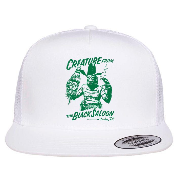 Creature From The Black Lagoon Flat Bill Trucker Hat