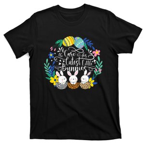 Care For The Cutest Little Bunnies NICU Nurse Easter Leopard T-Shirt