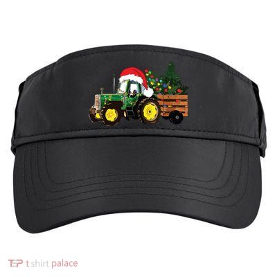 Christmas Farm Tractor Christmas Tree Lights Santa Farmer Adult Drive Performance Visor