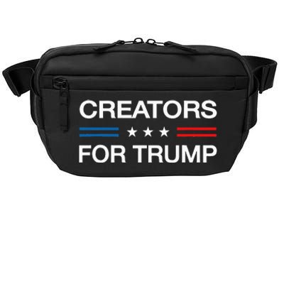 Creators For Trump 2024 Funny Election Content Creator Vote Crossbody Pack