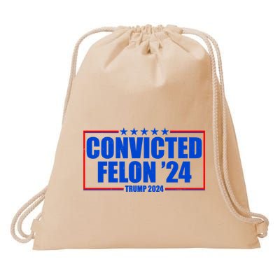 Convicted Felon Trump 2024 Vote Bring America Back Drawstring Bag