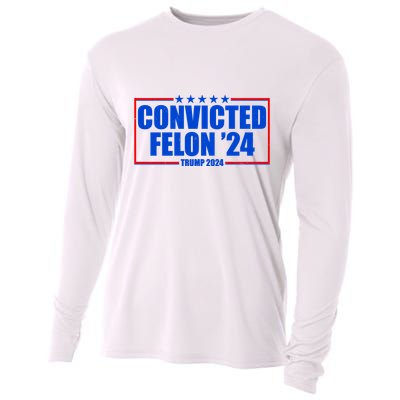 Convicted Felon Trump 2024 Vote Bring America Back Cooling Performance Long Sleeve Crew