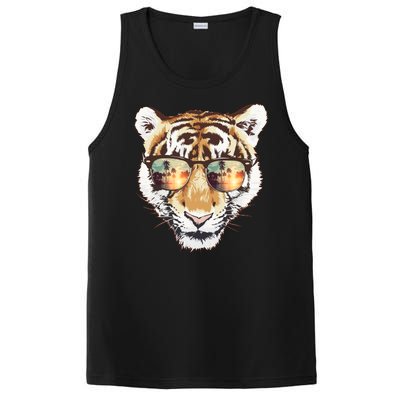 Cool Funny Tiger Tropical Sunglasses PosiCharge Competitor Tank