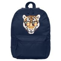 Cool Funny Tiger Tropical Sunglasses 16 in Basic Backpack