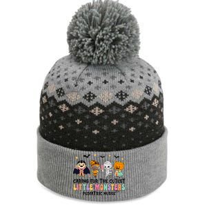 Caring For The Little Monsters Pediatric Nurse Halloween The Baniff Cuffed Pom Beanie