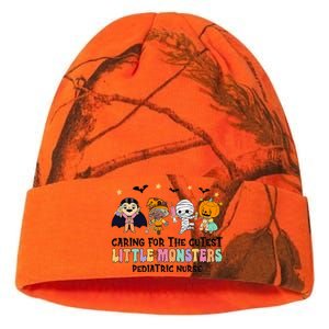 Caring For The Little Monsters Pediatric Nurse Halloween Kati Licensed 12" Camo Beanie