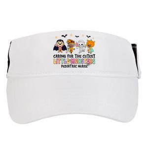 Caring For The Little Monsters Pediatric Nurse Halloween Adult Drive Performance Visor