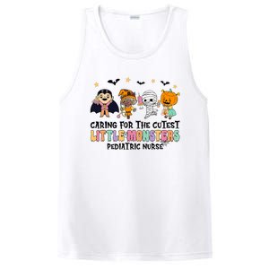 Caring For The Little Monsters Pediatric Nurse Halloween PosiCharge Competitor Tank