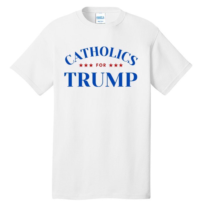 Catholics For Trump Usa Election Tall T-Shirt