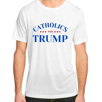 Catholics For Trump Usa Election Adult ChromaSoft Performance T-Shirt