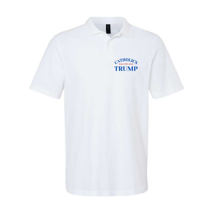 Catholics For Trump Usa Election Softstyle Adult Sport Polo