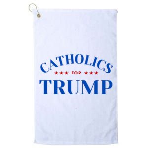 Catholics For Trump Usa Election Platinum Collection Golf Towel