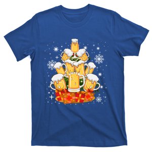 Christmas Fir Tree With Beer Ugly Xmas Beer Gift T-Shirt