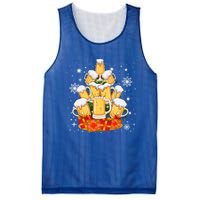 Christmas Fir Tree With Beer Ugly Xmas Beer Gift Mesh Reversible Basketball Jersey Tank