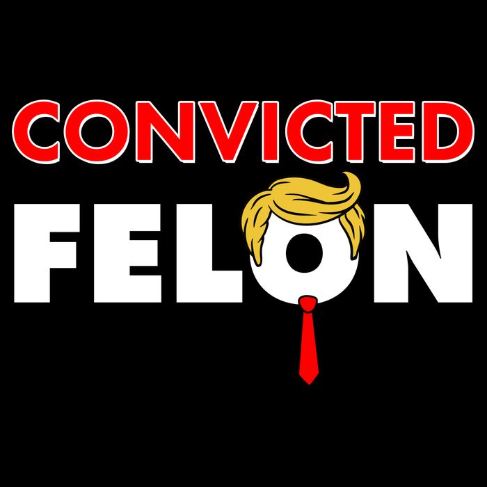 Convicted Felon Trump Button