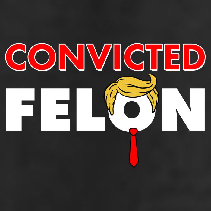 Convicted Felon Trump Adult Drive Performance Visor