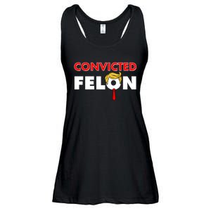 Convicted Felon Trump Ladies Essential Flowy Tank