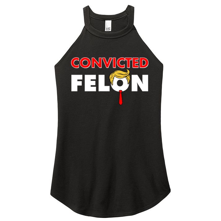 Convicted Felon Trump Women's Perfect Tri Rocker Tank