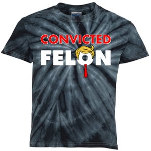 Convicted Felon Trump Kids Tie-Dye T-Shirt