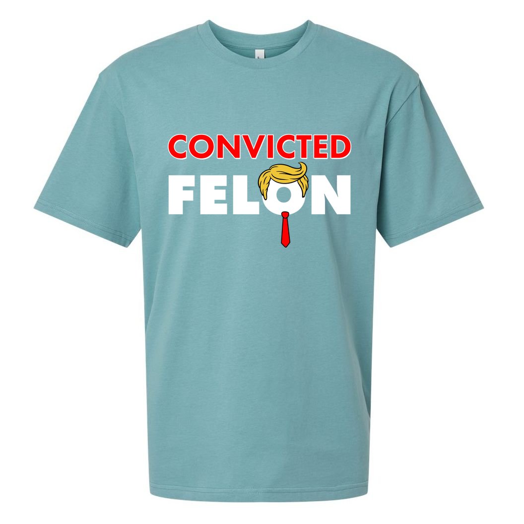 Convicted Felon Trump Sueded Cloud Jersey T-Shirt