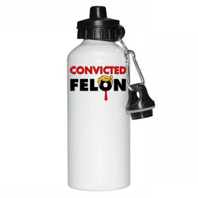 Convicted Felon Trump Aluminum Water Bottle