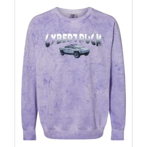 Cybertrucks Futuristic Truck Fans Car Lovers Auto Mechanic Colorblast Crewneck Sweatshirt