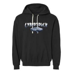 Cybertrucks Futuristic Truck Fans Car Lovers Auto Mechanic Garment-Dyed Fleece Hoodie