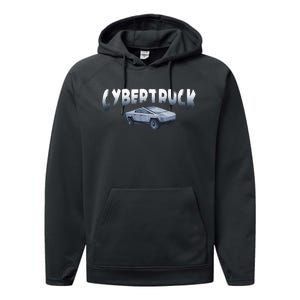 Cybertrucks Futuristic Truck Fans Car Lovers Auto Mechanic Performance Fleece Hoodie