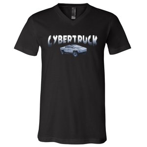 Cybertrucks Futuristic Truck Fans Car Lovers Auto Mechanic V-Neck T-Shirt