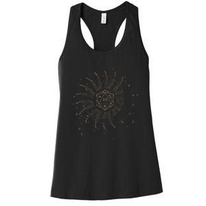 Cool Fantasy Tabletop RPG Gamer & Womens Graphic Women's Racerback Tank