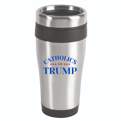 Catholics For Trump Usa Election 16oz Travel Tumbler
