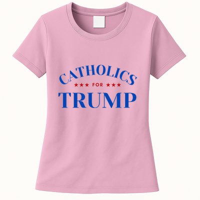Catholics For Trump Usa Election Womens T-Shirt