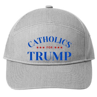 Catholics For Trump Usa Election 7-Panel Snapback Hat