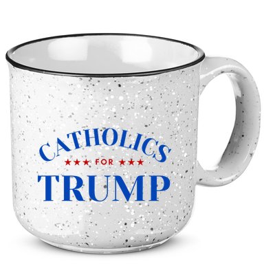 Catholics For Trump Usa Election 15oz Campfire Ceramic Mug