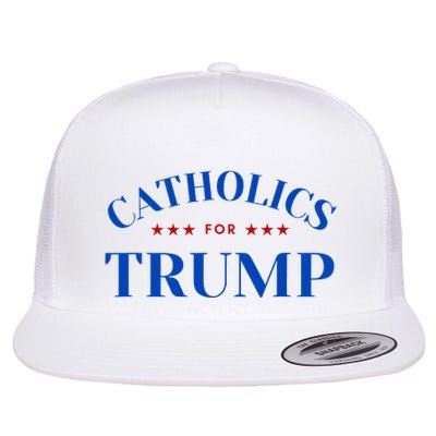 Catholics For Trump Usa Election Flatbill Hat